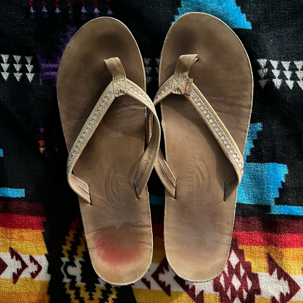 Rainbow sandals